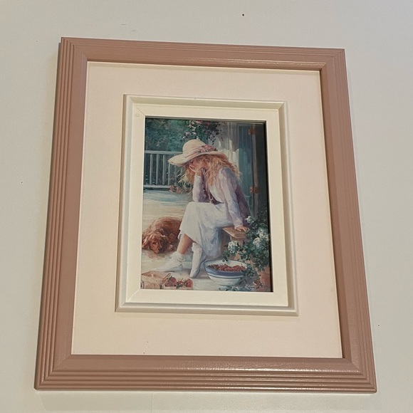 Lise Auger painting print framed 11”*13” - Picture 9 of 10